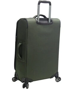 Pathfinder Presidential Designer Luggage Collection - Expandable 29 Inch Softside Bag - Durable Large Lightweight Checked Suitcase With 8-Rolling Spinner Wheels (Olive) -Samsonite Shop 41U2nwf7HvL