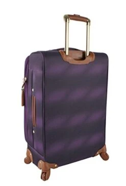 Steve Madden Designer Luggage Collection - 3 Piece Softside Expandable Lightweight Spinner Suitcase Set - Travel Set Includes 20 Inch Carry On, 24 Inch & 28-Inch Checked Suitcases (Shadow Purple) -Samsonite Shop 41UebVppZvL 308a7437 fa18 427b 9c04 69f1f84833e8