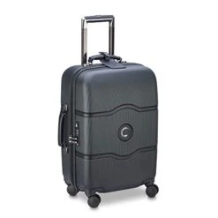 DELSEY Paris Chatelet Hardside Luggage With Spinner Wheels, Black, Carry-on 21 Inch, With Brake -Samsonite Shop 41V3gWtTi3L