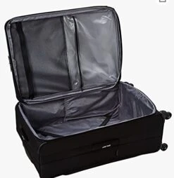 DELSEY Paris Softside Expandable Luggage With Spinner Wheels, Black. Large And Carry-On. -Samsonite Shop 41VTCx3ncXL