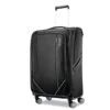 American Tourister Zoom Turbo Softside Expandable Spinner Wheel Luggage, Black, Checked-Medium 25-Inch 2 American Tourister Zoom Turbo Softside Expandable Spinner Wheel Luggage, Black, Checked-Medium 25-Inch -Samsonite Shop 41X6NffrJaL