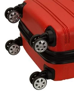 Rockland Melbourne Hardside Expandable Spinner Wheel Luggage, Red, Carry-On 20-Inch -Samsonite Shop 41XNa71PX L