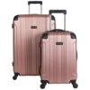 Kenneth Cole Reaction Out Of Bounds 2-Piece Hardside 4-Wheel Spinner Luggage Set: 20" Carry-On & 28" Checked Suitcase, Rose Gold 1 Kenneth Cole Reaction Out Of Bounds 2-Piece Hardside 4-Wheel Spinner Luggage Set: 20" Carry-On & 28" Checked Suitcase, Rose Gold -Samsonite Shop 41XcgyhppOL