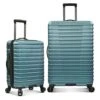 U.S. Traveler Boren Polycarbonate Hardside Rugged Travel Suitcase Luggage With 8 Spinner Wheels, Aluminum Handle, Teal, 2-Piece Set -Samsonite Shop 41XlvxgIRvS