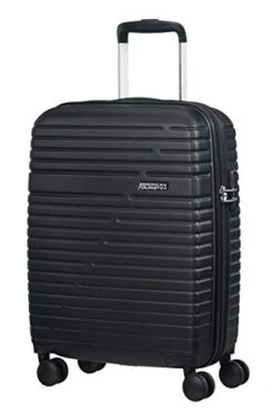 American Tourister Aero Racer Spinner 55-2,5 Kg Hand Luggage, Cm, 37 Liters, Black (Jet Black)
