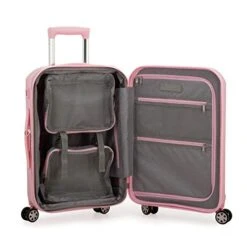 Traveler's Choice Pagosa Indestructible Hardshell Expandable Spinner Luggage, Pink, Carry-on 22-Inch -Samsonite Shop 41YOuRpGg0L