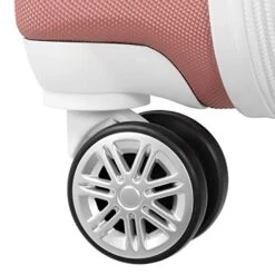 LONDON FOG Vintage Hardside Expandable Spinner Luggage, Rose Gold, Checked-Medium 24-Inch -Samsonite Shop 41Zmw21SyNL