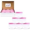 Beauticom 4 Oz. (120g/120ML, Quantity: 6 Pieces) Thick Wall Round Leak Proof Clear Acrylic Jars W/Lids For Beauty, Cream (6 Pieces (6 Jars + Lids Together), PINK) 1 Beauticom 4 Oz. (120g/120ML, Quantity: 6 Pieces) Thick Wall Round Leak Proof Clear Acrylic Jars W/Lids For Beauty, Cream (6 Pieces (6 Jars + Lids Together), PINK) -Samsonite Shop 41 FnHm4xlL