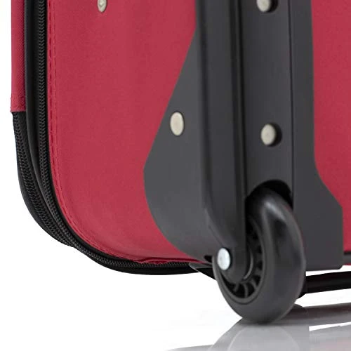 Travelers Club Genova Expandable Luggage Set, Red, 3 Piece 9 Travelers Club Genova Expandable Luggage Set, Red, 3 Piece - Image 7