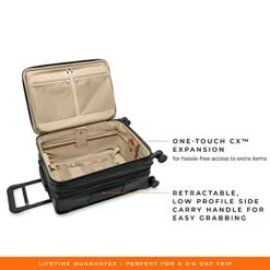 Briggs & Riley Baseline Spinners, Black, Essential Carry 30 Briggs & Riley Baseline Spinners, Black, Essential Carry -Samsonite Shop 41 s1Y 3ZfL