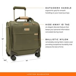 Briggs & Riley Cabin Spinner, Olive 25 Briggs & Riley Cabin Spinner, Olive -Samsonite Shop 41aEuR332kL