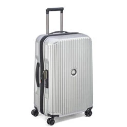 DELSEY Paris Securitime Expandable Luggage With Spinner Wheels, Silver, Checked-Medium 25 Inch -Samsonite Shop 41aeGmlZx1L
