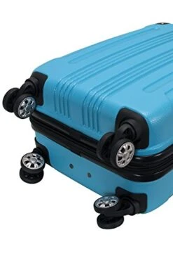 Rockland London Hardside Spinner Wheel Luggage, Turquoise, Carry-On 20-Inch -Samsonite Shop 41b4OI8cr3L