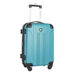 Travelers Club Chicago Hardside Expandable Spinner Luggage, Teal, 20" Carry-On 13 Travelers Club Chicago Hardside Expandable Spinner Luggage, Teal, 20" Carry-On -Samsonite Shop 41bbOpr7E3L