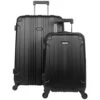 Kenneth Cole Reaction Out Of Bounds Luggage Collection Lightweight Durable Hardside 4-Wheel Spinner Travel Suitcase Bags, Midnight Black, 2-Piece Set (20" & 28") 1 Kenneth Cole Reaction Out Of Bounds Luggage Collection Lightweight Durable Hardside 4-Wheel Spinner Travel Suitcase Bags, Midnight Black, 2-Piece Set (20" & 28") -Samsonite Shop 41cVMVC3vsL