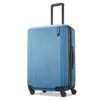 American Tourister Stratum XLT Expandable Hardside Luggage With Spinner Wheels, Blue Spruce, Checked-Medium 25-Inch