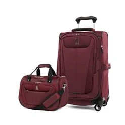 Travelpro Maxlite 5 Softside 2pc Set Expandable Carry On Luggage With 4 Spinner Wheels/Soft Underseat Tote, Lightweight Suitcase, Men And Women, Burgundy 19 Travelpro Maxlite 5 Softside 2pc Set Expandable Carry On Luggage With 4 Spinner Wheels/Soft Underseat Tote, Lightweight Suitcase, Men And Women, Burgundy -Samsonite Shop 41egxThVPkL b6810ed7 744e 4b5a b838 68d2b3dcb6a0