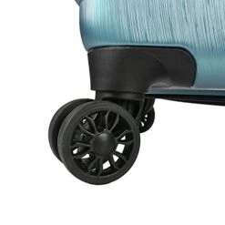 U.S. Traveler Boren Polycarbonate Hardside Rugged Travel Suitcase Luggage With 8 Spinner Wheels, Aluminum Handle, Teal, 2-Piece Set -Samsonite Shop 41eh74mn7rS