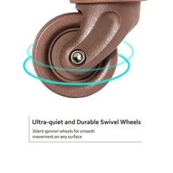 CO-Z Premium Vintage Luggage Set 24 Inches TSA Locks Wheel Suitcase With 12 Inches Hand Bag (Beige) -Samsonite Shop 41fJ878Z48S