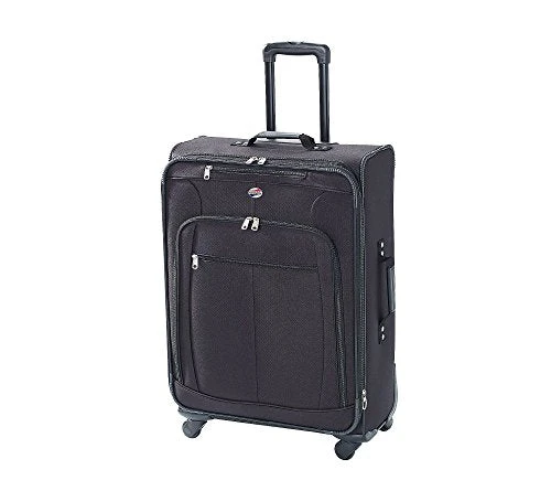 American Tourister 25" Pop Plus Upright Luggage Black 3 American Tourister 25" Pop Plus Upright Luggage Black