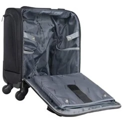 Kenneth Cole Reaction Rugged Roamer 18" Lightweight 4-Wheel Spinner 14.1" Laptop & Tablet Business Underseater Carry-On, Black -Samsonite Shop 41gACdiM6FL a94a7461 60a8 430c 84fe c2e717927f9f