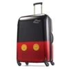 American Tourister Disney Hardside Luggage With Spinner Wheels, Mickey Mouse Pants, Checked-Large 28-Inch