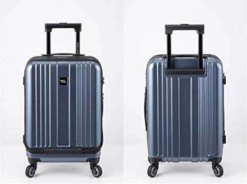 New Storm Carry-on Luggage - TSA Combination Lock - Spinner Goodyear Wheels – Carry-on Front Laptop Compartment - YKK Zipper - Integrated USB Charging Hub - Blue 10 New Storm Carry-on Luggage - TSA Combination Lock - Spinner Goodyear Wheels – Carry-on Front Laptop Compartment - YKK Zipper - Integrated USB Charging Hub - Blue - Image 8