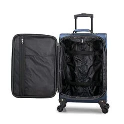U.S. Traveler Aviron Bay Expandable Softside Luggage With Spinner Wheels, Navy, Carry-on 23-Inch 14 U.S. Traveler Aviron Bay Expandable Softside Luggage With Spinner Wheels, Navy, Carry-on 23-Inch -Samsonite Shop 41hXKMCS vL