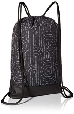 Nike Nike Brasilia Gym Sack - 9.0 All Over Print, Black/Black/White, Misc -Samsonite Shop 41j5aj8 dEL