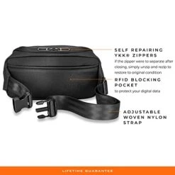 Briggs & Riley Vertical Crossbody, Black -Samsonite Shop 41knId09wCL