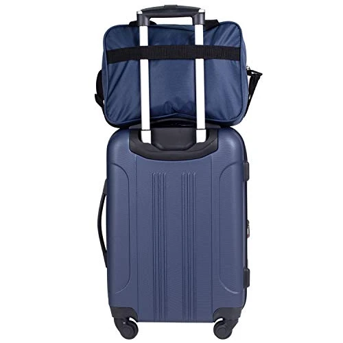 Travelers Club Midtown Hardside 4-Piece Luggage Travel Set, Navy Blue 10 Travelers Club Midtown Hardside 4-Piece Luggage Travel Set, Navy Blue - Image 8