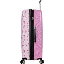 Betsey Johnson Luggage Hardside 3 Piece Set Suitcase With Spinner Wheels (20" 26" 30") (One Size, Flamingo Strut) -Samsonite Shop 41lAWmM3oeL