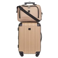 Travelers Club Midtown Hardside 4-Piece Luggage Travel Set, Tan -Samsonite Shop 41lF4lY geL