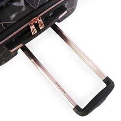 Juicy Couture Women's Vivian 3 Piece Hardside Spinner Luggage Set, Black Marble Web, One Size -Samsonite Shop 41lbEEPE3SL