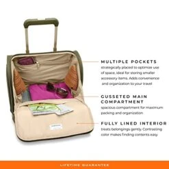 Briggs & Riley Cabin Spinner, Olive 24 Briggs & Riley Cabin Spinner, Olive -Samsonite Shop 41llgIS o4L