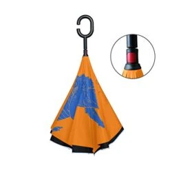 Inverted Travel Umbrella Orange Gator Reverse Windproof UV Protection Umbrellas With C Shaped Handle For Car Golf Outdoor -Samsonite Shop 41loP3LrW8L