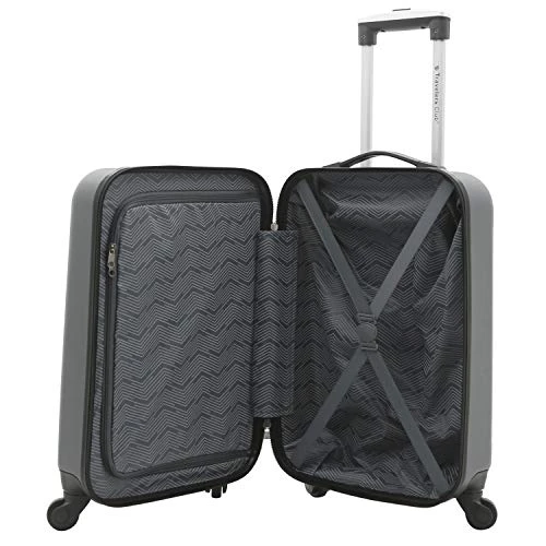 Travelers Club Cosmo Hardside Spinner Luggage, Charcoal Grey, 2-Piece Set (20/28) 6 Travelers Club Cosmo Hardside Spinner Luggage, Charcoal Grey, 2-Piece Set (20/28) - Image 4