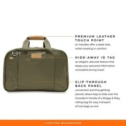 Briggs & Riley Executive Travel Duffle Bag, Olive -Samsonite Shop 41lvnAMEgqL