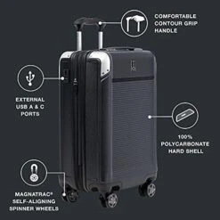 Travelpro Platinum Elite Hardside Expandable Spinner Wheel Luggage TSA Lock Hard Shell Polycarbonate Suitcase, Shadow Black, Carry-on 21-Inch 13 Travelpro Platinum Elite Hardside Expandable Spinner Wheel Luggage TSA Lock Hard Shell Polycarbonate Suitcase, Shadow Black, Carry-on 21-Inch -Samsonite Shop 41mctafDcvS 5d13f83d a175 4285 970d 9394c99a5d46