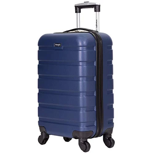 Wrangler Hardside Carry-On Spinner Luggage, Navy Blue, 20-Inch 7 Wrangler Hardside Carry-On Spinner Luggage, Navy Blue, 20-Inch - Image 5