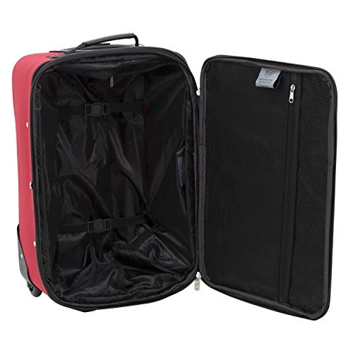 Travelers Club Genova Expandable Luggage Set, Red, 3 Piece 4 Travelers Club Genova Expandable Luggage Set, Red, 3 Piece - Image 2
