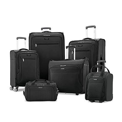 Samsonite Ascella X Softside Luggage, Black, Underseater 4 Samsonite Ascella X Softside Luggage, Black, Underseater - Image 2