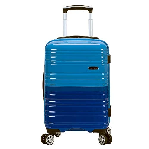 Rockland Melbourne Hardside Expandable Spinner Wheel Luggage, Two Tone Blue, Carry-On 20-Inch 3 Rockland Melbourne Hardside Expandable Spinner Wheel Luggage, Two Tone Blue, Carry-On 20-Inch