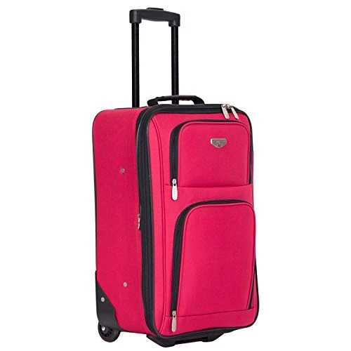 Travelers Club Genova Expandable Luggage Set, Red, 3 Piece 7 Travelers Club Genova Expandable Luggage Set, Red, 3 Piece - Image 5