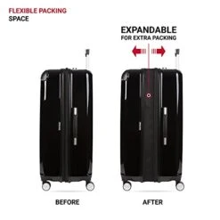 SwissGear Checked-Large 27-Inch, Black -Samsonite Shop 41p Zpr3aS