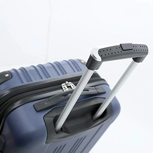 Travelers Club Midtown Hardside 4-Piece Luggage Travel Set, Navy Blue 5 Travelers Club Midtown Hardside 4-Piece Luggage Travel Set, Navy Blue - Image 3