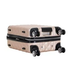 Kenneth Cole Reaction Diamond Tower Luggage Collection Lightweight Hardside Expandable 8-Wheel Spinner Travel Suitcase, Rose Champagne, 20-Inch Carry On -Samsonite Shop 41qOZDNkJQL