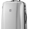 Titan Xenon Deluxe Medium 27’' Hard-side Expandable Spinner Luggage, Silver -Samsonite Shop 41qRi4FxRQL
