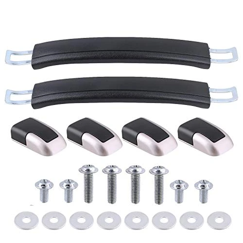 Luggage Handle Pull 2PCS 225mm Install Distance Black Rubber Luggage Case Handle Grip For Suitcase Box Luggage Case 3 Luggage Handle Pull 2PCS 225mm Install Distance Black Rubber Luggage Case Handle Grip For Suitcase Box Luggage Case