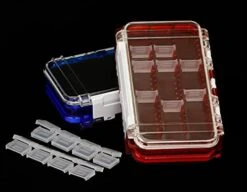 LIZHOUMIL 1pcs Fishing Tackle Box Waterproof, Tackle Trays Transparent Fishing Tackle Storage Organizer Boxes With DIY Dividers Blue -Samsonite Shop 41rC7cZhj6S